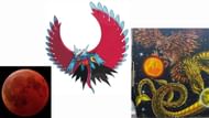 Roaring Moon's inspirations (Image via The Pokemon Company)